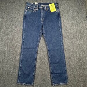 Levi's 514 Jeans Mens 34x30 Blue Straight Stretch Flex Eco Performance Denim